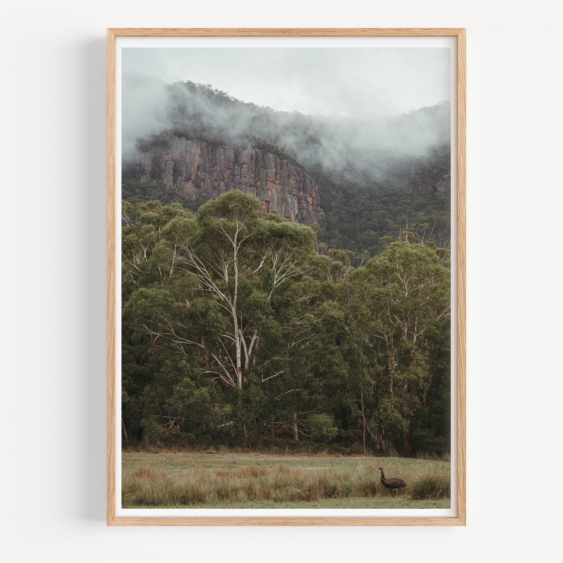 Foggy Grampians Morning Print