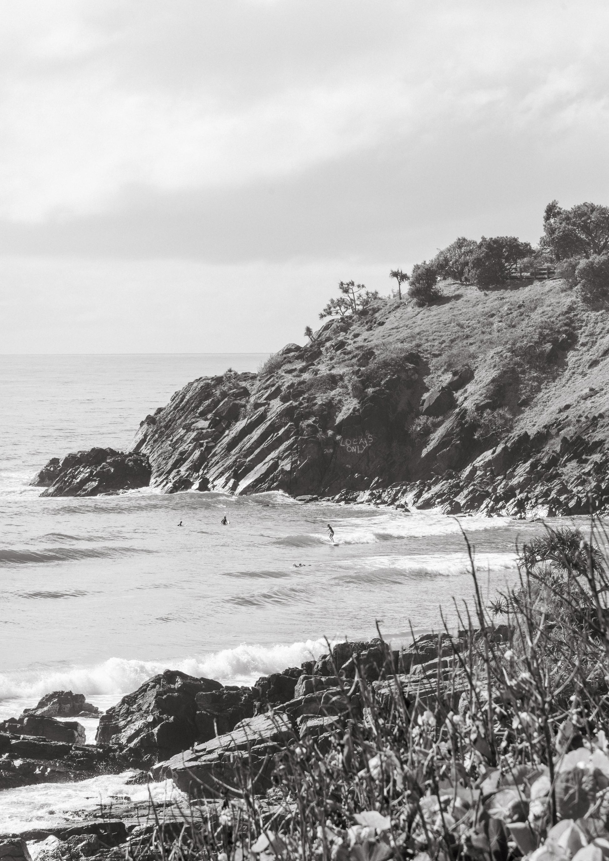 Cabarita Headland B&W