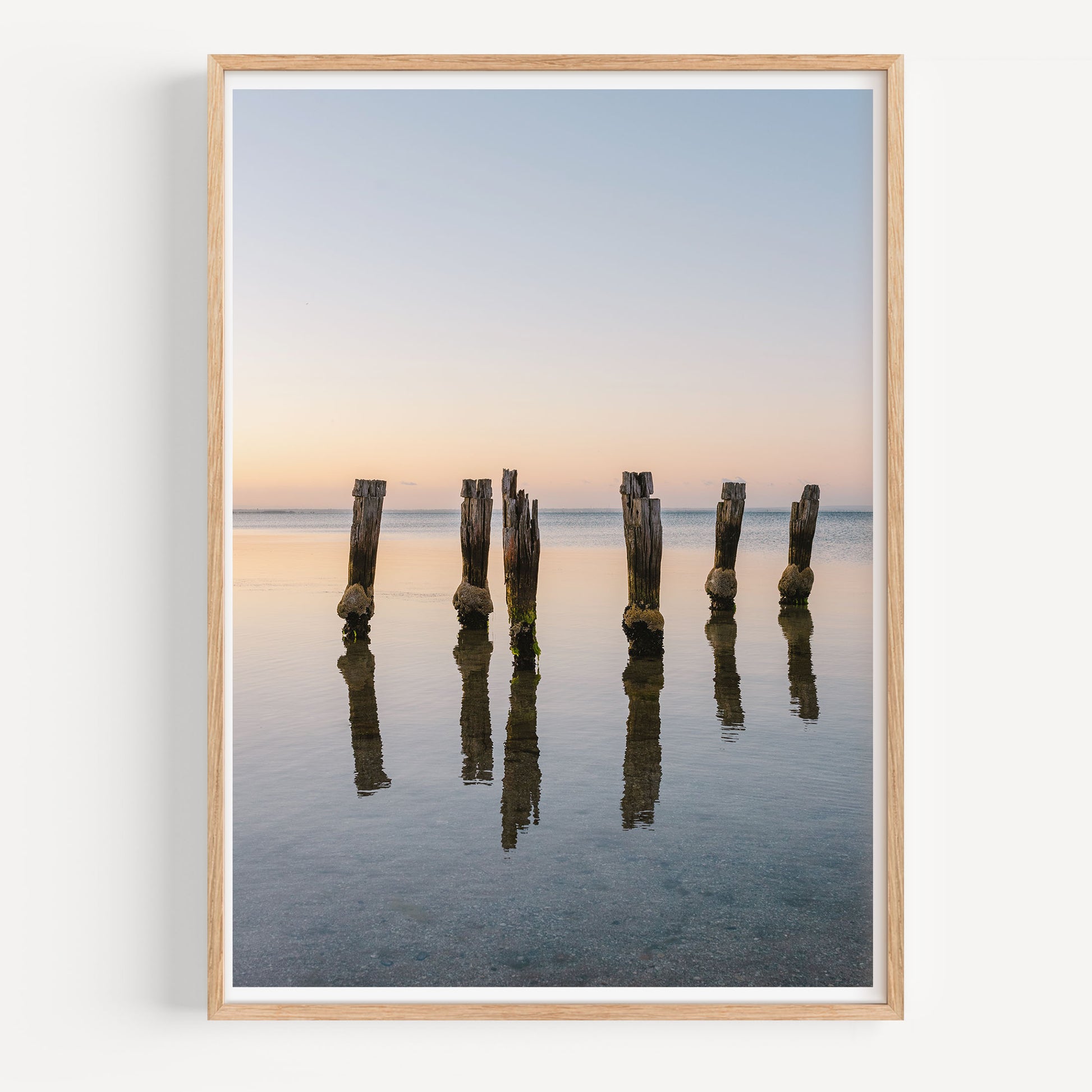 Clifton Springs Pier Pastels Print