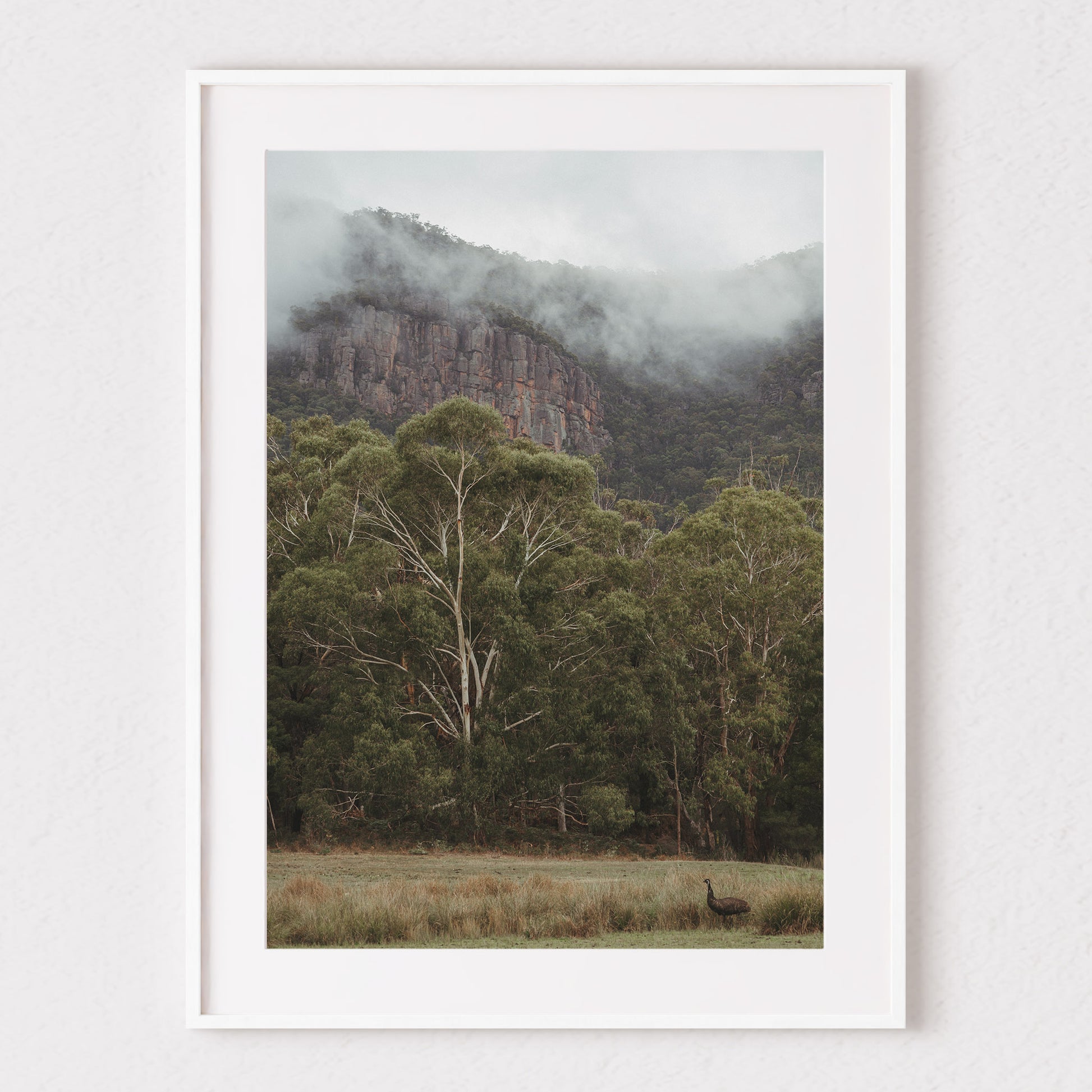 Foggy Grampians Morning Print