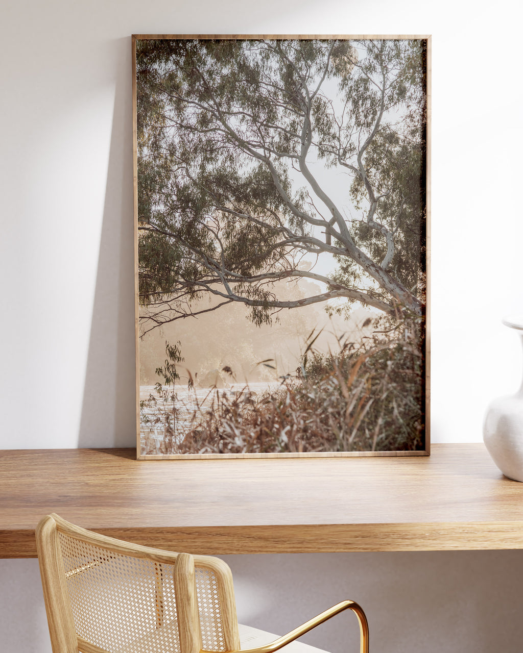 Foggy Barwon River Sunrise Print